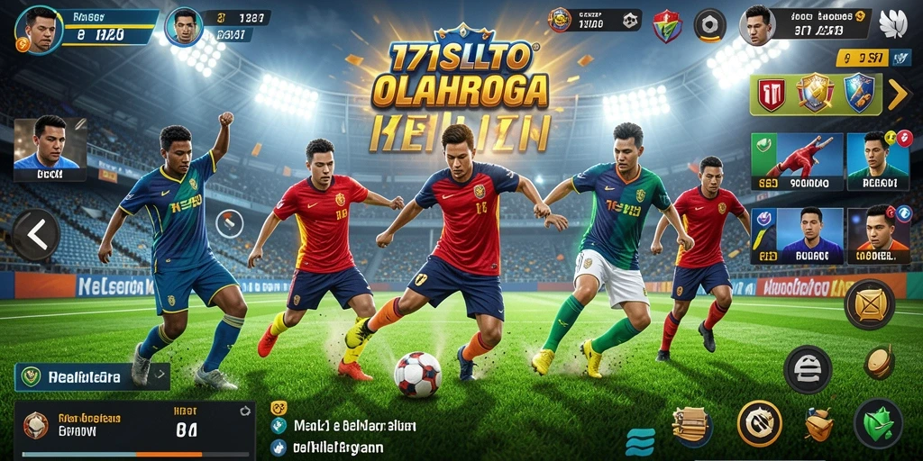 Tampilan gameplay seru di 171SLOT yang menampilkan aksi olahraga.
