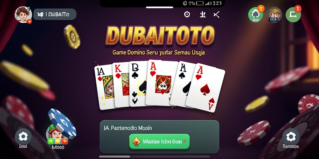 Tampilan gameplay yang menarik dari DUBAITOTO.
