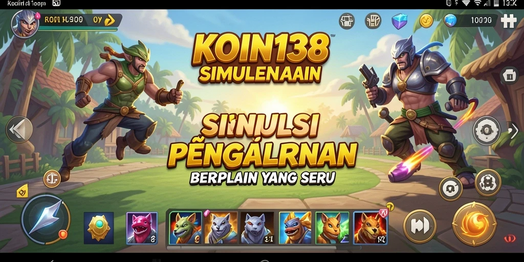 Tampilan gameplay KOIN138 yang menarik dengan fitur simulasi yang realistis.