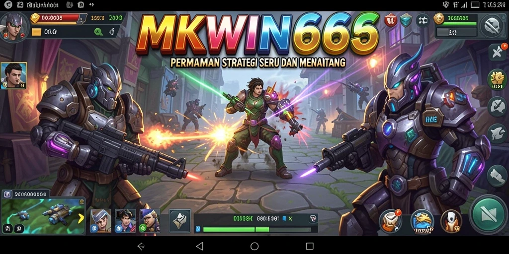 Tampilan gameplay MKWIN666 yang dinamis dan strategis.