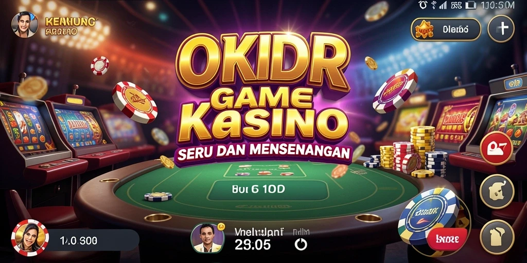 Screenshot gameplay menarik dari game Kasino OKIDR.