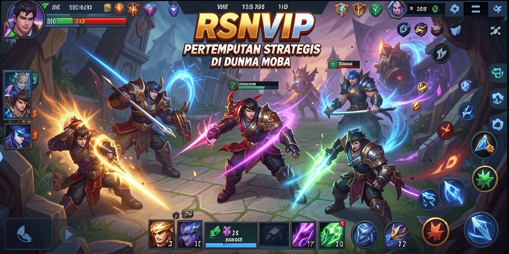 Screenshot gameplay RSNVIP menampilkan pertempuran seru dan karakter unik.