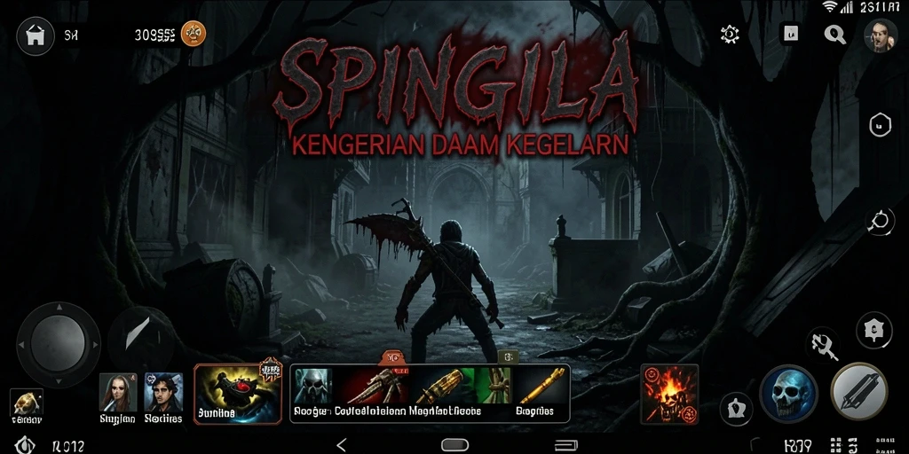 Tampilkan suasana mencekam dari gameplay SPINGILA.