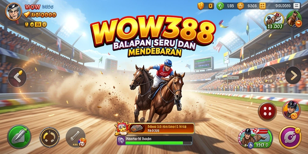 Tampilan gameplay WOW388 yang seru dan mendebarkan.