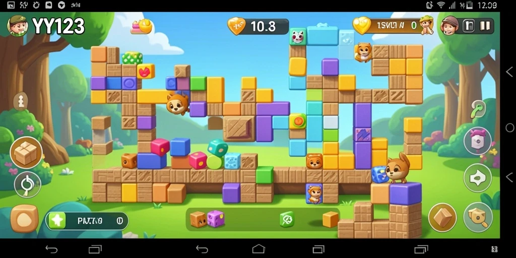 Tampilan gameplay YY123 yang menantang dan interaktif.